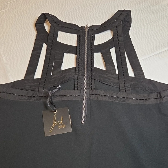 Jack BB Dakota,Chic Black Sleeveless Tank Top,sz M. - Picture 3 of 7